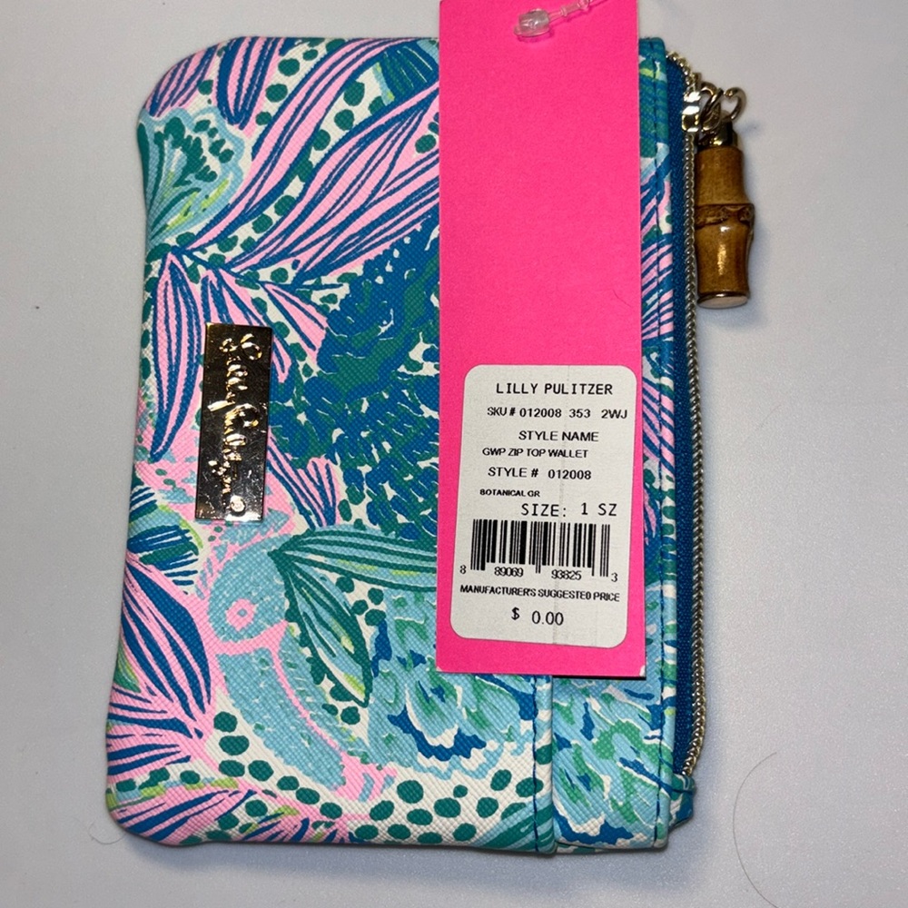 Lilly Pulitzer zip top wallet - Picture 5 of 6